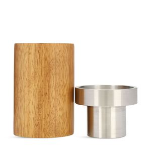 Brûleur d'encens en bois Bakhoor avec coupelle en acier inoxydable, porte-encens Oud arabe, décoration de maison islamique, cadeau parfumé - Product Image 3