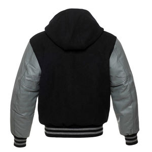 Chaqueta Varsity de Moda, Nueva, de Primera Calidad, Diseño Nuevo, Venta al por Mayor a Bajo Precio, Chaquetas Varsity con Capucha para Hombre, OEM - Product Image 6