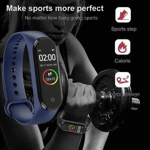 Bracciale braccialetto di frequenza cardiaca e pressione sanguigna M4 Smart Watch Band Fitness Tracker - Product Image 4