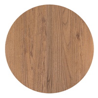 Table à manger ronde pliable 4 places en teck, naturelle, moderne, écologique, durable, faite à la main et multifonctionnelle pour la maison et la cuisine