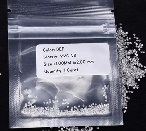 Diamantes Sueltos Cultivados en Laboratorio, Corte Brillante Redondo, de 1.00 mm a 2.00 mm, Perforados con Láser para Joyería, DEF/VVS-VS - Product Image 1