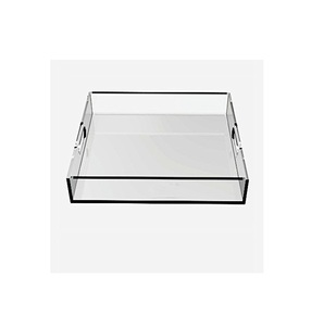 Bandeja de Servicio de Alimentos Hecha a Mano con Diseño Exquisito, 100% Acrílica, Buen Precio, Superventas, Bandeja Acrílica Transparente para Servir a Bajo Costo - Product Image 6