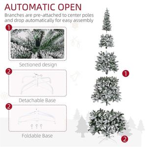 Albero di Natale Artificiale di Lusso di Alta Qualità 9 Piedi (300cm) in PVC e PET, Pino Realistico Personalizzabile Pieghevole con Supporto in Metallo - Product Image 6