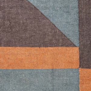 Tapis Dhurrie en laine et jute 6x9 pieds, tapis Kilim pour chambre principale ou conception de sol spacieux - Product Image 6