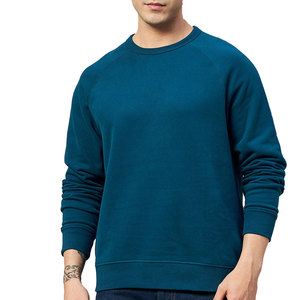 100% Cotton Fleece <b>Sweatshirt</b> for Men Long Sleeve Winter Pullover Oversized Embroidered Design Digital Printing Plain Dyed - Product Image 1