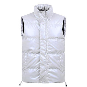Chaleco Acolchado Impermeable para Hombre, Acolchado con Relleno de 500g, Cierre Frontal con Cremallera, Ropa Exterior, Logotipo Personalizado, Marca Privada, Fabricante OEM, Venta al Por Mayor, EE. UU. - Product Image 3