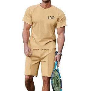 High Quality Polyester/Cotton <b>Blend</b> Men Twin Set 2026 Latest Design Wholesale Customized Printed Sublimation Design Color Size - Product Image 3