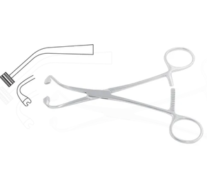 Pinza Quirúrgica Manual de Acero Inoxidable de Alta Calidad Tipo Backhaus para Uso Dental Profesional con Agarre Ergonómico - Product Image 2