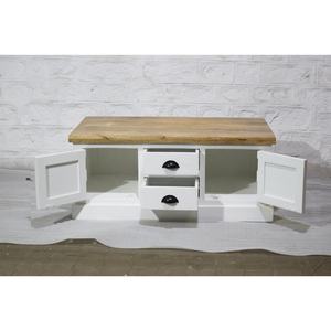 European Classic Solid <b>Wood</b> <b>White</b> Handmade Decorative Coffee <b>Table</b> with Storage Drawers for Home Office Living Room Furniture - Product Image 5