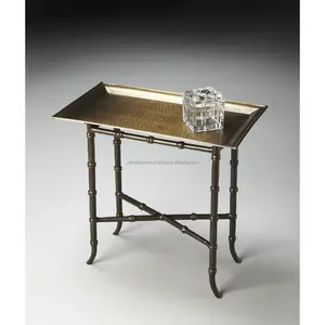 Copper Finish Metal Contemporary <b>Coffee</b> <b>Table</b> Premium Living Room Indoor Use Furniture - Product Image 1