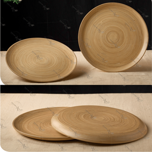 Assiette écologique en bambou de qualité supérieure pour les fêtes et les tables modernes - Product Image 6