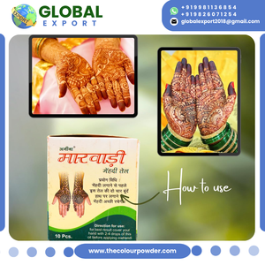 Aceite de Henna Directo de Fábrica para un Color Intenso, Amigable con la Piel, 10 Botellas de 10ml/Caja, para el Cuidado Posterior al Mehndi - Product Image 4