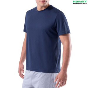 เสื้อยืดเนื้อวาฟเฟิลถัก ระบายอากาศได้ดี สำหรับผู้ชาย ผ้าเนื้อนุ่มพรีเมียม หรูหรา สไตล์มินิมอล สีพื้น แบบยูนิฟอร์ม - Product Image 4