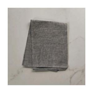 Lot de 6 torchons en coton gaufré à motif personnalisé, rayés rouge et blanc, absorbants, réutilisables, écologiques, pour le golf, la cuisine, le mariage - Product Image 2