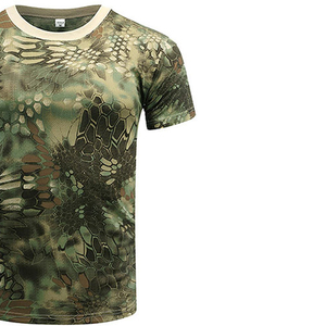 Nouvelle arrivée, chemise de chasse unisexe, légère, respirante, en toile, impression personnalisée, t-shirt à col rond pour l'extérieur, 100% polyester - Product Image 5
