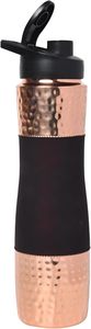 Handmade Pure <b>Copper</b> <b>Drinking</b> Water <b>Bottle</b> with Sipper Cap 1000ml Ayurvedic Health Benefit <b>Bottle</b> for Gym Travel Office and Home - Product Image 4