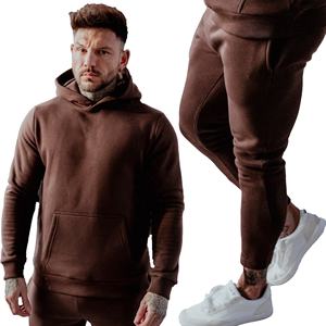 2022 nueva llegada logotipo personalizado hombres 100% algodón chándal caliente OEM venta al por mayor invierno impermeable polar chándal bordado - Product Image 1