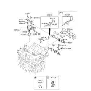 Pompes à carburant et unités de transmission neuves pour Elantra 353202E100 - Product Image 2
