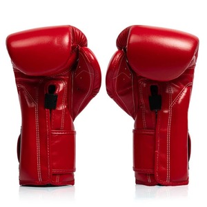 Guantes de Boxeo Profesionales de Cuero Genuino Personalizables, de Alta Gama, con Cierre de Cordones, para Entrenamiento de Adultos, de Seda - Product Image 6