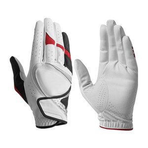 Guantes de Golf Personalizados de Alta Calidad para Todo Clima, de Piel de Oveja Cabretta Blanca, Guantes de Golf Genuinos de Primera Calidad, Transpirables y Suaves - Product Image 1