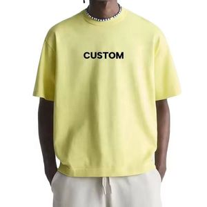 T-shirts pour hommes en coton 100% avec impression par sublimation, logo personnalisé OEM, prix de gros, nouvelle mode, vêtements décontractés, t-shirts à col contrastant - Product Image 5