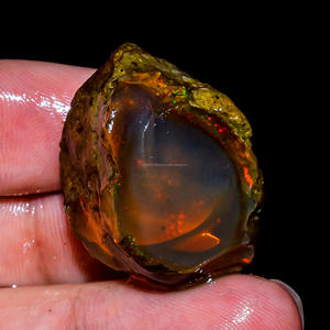 Gorgeous AAA Grade 100% Natural Welo Fire Ethiopian <b>Opal</b> Oil Rough Loose Gemstone for DIY Jewelry Making Third Party Certified - Product Image 1