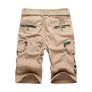 Shorts cargo pour hommes à 4 poches, design tactique, haute qualité, logo personnalisé imprimé, coton lourd, shorts d'extérieur, vente en gros - Product Image 2
