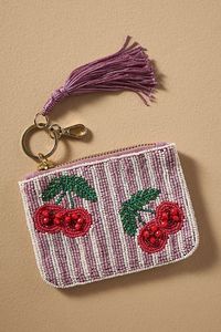Handmade Luxury Cotton Seed <b>Beaded</b> Coin Purse with Beautiful Embroidery Customizable Design Pop Color for Outfit Thank You Gift - Product Image 1