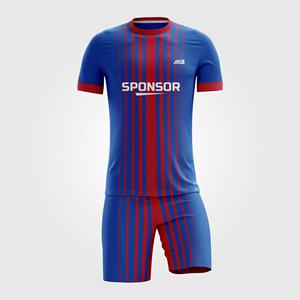 Conjunto de ropa deportiva de fútbol sublimada personalizada unisex con impresión de nombre Servicio OEM para equipos Logotipo de camiseta - Product Image 1