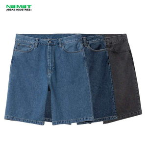 Shorts en jean tendance pour hommes, style cargo, coupe slim, couleur unie, décontractés - Product Image 4