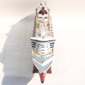 EDICIÓN ESPECIAL - Maqueta de Barco Transatlántico de Madera QUEEN MARY 2 - Hecho a Mano, Listo para Instalación R/C, Personalizable - Product Image 6