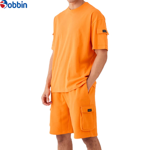 Comfortable Summer Collection Breathable Printed Breathable Unisex Shorts Set Customized Trade Men's Plus Size Short Jogger Set - Product Image 3