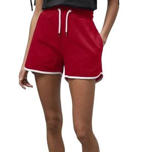 High Waist Women Gym <b>Shorts</b> Quick Dry Wholesale Workout Women's <b>Shorts</b> <b>Red</b> Color Outdoor Use Breathable Yoga And Gym Wear <b>Short</b> - Product Image 1