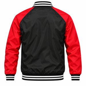 Veste coupe-vent pour homme avec logo personnalisé, style chic Y2K, streetwear, veste bomber Letterman, veste coupe-vent de haute qualité pour homme - Product Image 2
