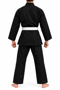 Customized OEM Black BJJ Gi Men Ultra Light Pearl Weave Brazilian Jiu-Jitsu <b>Kimonos</b> Grappling Uniform Suit with <b>White</b> Belt - Product Image 2