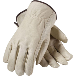 Gants de sécurité résistants à la chaleur Vantrex Industries, 12 pouces, jaunes, avec manchette élastique, bouts des doigts antidérapants, 7 oz, usage général - Product Image 1