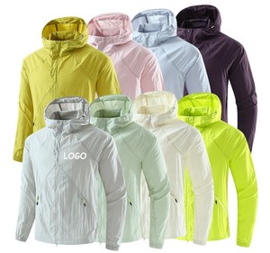 High Quality Custom Logo Nylon Unisex <b>Wind</b> <b>Breaker</b> Jackets Men's Women Outdoor Sports Jackets Plus Size Windbreaker Jacket - Product Image 1
