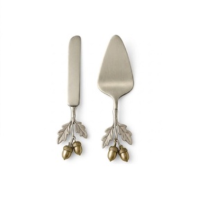 Indian Craftmanship Vintage <b>Pinecone</b> Handle Serving Spoon Matte Metal Flatware Decorative Utensil for Presents - Product Image 4