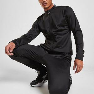 Conjunto de chándal de talla grande para hombre personalizado al por mayor 100% algodón hecho en fábrica chándal liso diseño polar tu propia talla grande - Product Image 2