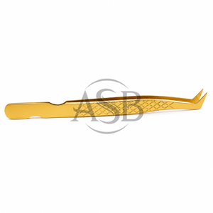 Pince à épiler professionnelle en acier inoxydable pour extensions de cils volume Round Boot, avec logo personnalisé et service OEM - Product Image 3