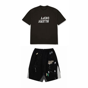 Ensembles deux pièces décontractés d'été pour hommes : T-shirts et shorts – Collection Homme Grande Taille Mode Streetwear – Lots de 2 pièces DEPT Twin Sets S-5XL - Product Image 2