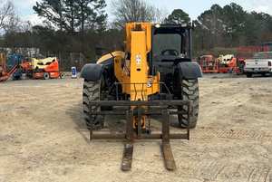 Chariot télescopique manuel d'occasion JCB 509-42 / 509-45TC, hauteur de levage de la fourche de 90 mm, roues en PU/caoutchouc/nylon, hauteur de levage de 12,813,7 m - Product Image 4