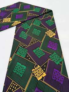 Tissu de pagne hollandais imprimé à la cire africaine de qualité supérieure avec des motifs lumineux idéal pour la création de vêtements traditionnels Kumasi - Product Image 2