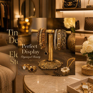 Support de Présentation Décoratif en Laiton Antique de Qualité Supérieure pour Bijoux, Montres et Bracelets – Idéal pour la Vente au Détail et l'Usage Domestique - Product Image 2