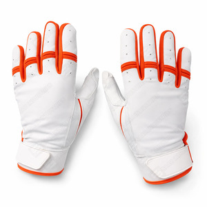 Best Quality New Latest Design Professional Baseball Batting Gloves Cowhide Leather <b>Hook</b> Loop Closure Comfortable Durable - Product Image 3