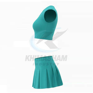 Uniforme de Porristas para Mujer, Holgado, Transpirable, de Poliéster, Diseño Moderno, Superventas - Product Image 4