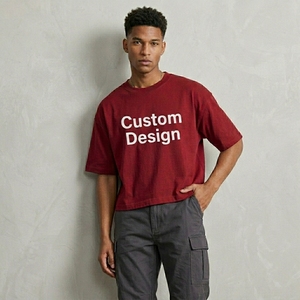 ผู้ผลิตเสื้อยืดโอเวอร์ไซส์แบบกำหนดเอง OEM แบรนด์ส่วนตัว ผ้าฝ้ายหนา MOQ ต่ำ - Product Image 1