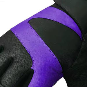 Gants de fitness antidérapants unisexes de haute qualité, logo personnalisé, gants de musculation en cuir pour l'entraînement - Product Image 6