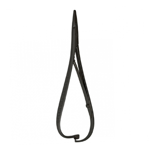 Porte-aiguille Mathieu en céramique noire de 14 cm, à verrouillage par cliquet, pointes dentées, en acier inoxydable, ergonomique, pour usage dentaire et orthodontique - Product Image 5