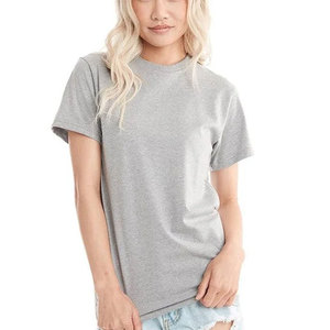 เสื้อยืดคอกลมทรงปกติ ปักโลโก้ตามสั่ง เนื้อผ้าหนา ริงสปัน แขนสั้น เสื้อยืด Next Level - Product Image 6